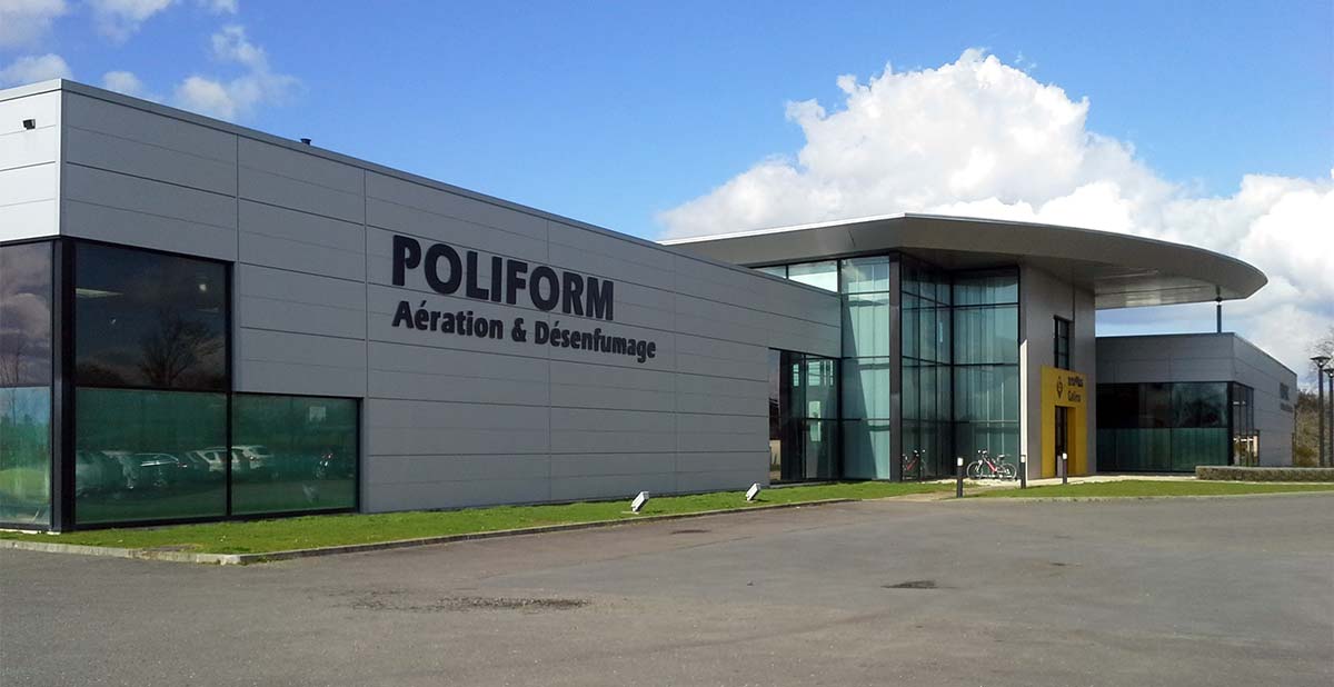 L'entreprise Poliform à Brux près de Rennes