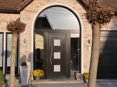 PORTE D'ENTREE ALUMINIUM SUR-MESURE ET PERSONNALISEE