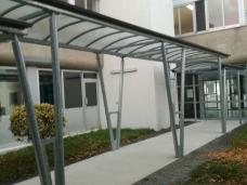 PASSAGE COUVERT COLLEGE JACQUES PREVERT VOUTE POLYCARBONATE ARCOPAC®684 CRISTAL