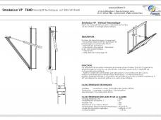 FICHE TECHNIQUE DESENFUMAGE VERTICAL GAMME EMBOITABLE 40 mm